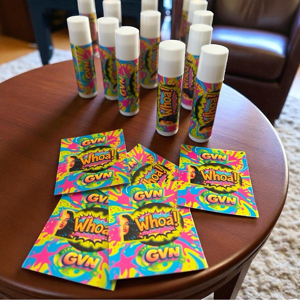 25 Lip Balm Set with custom labels